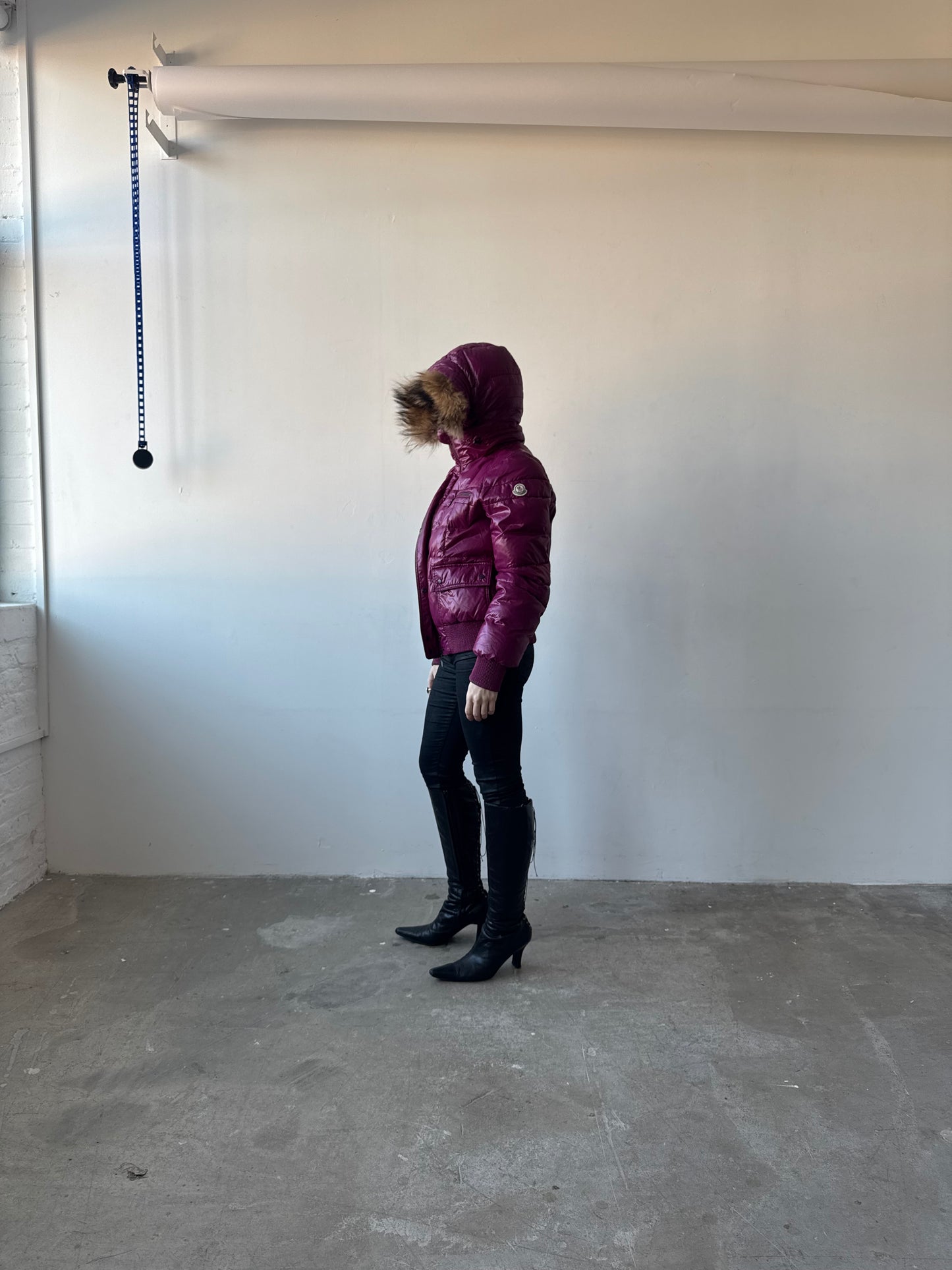 Moncler Georgia Fur Hooded Jacket