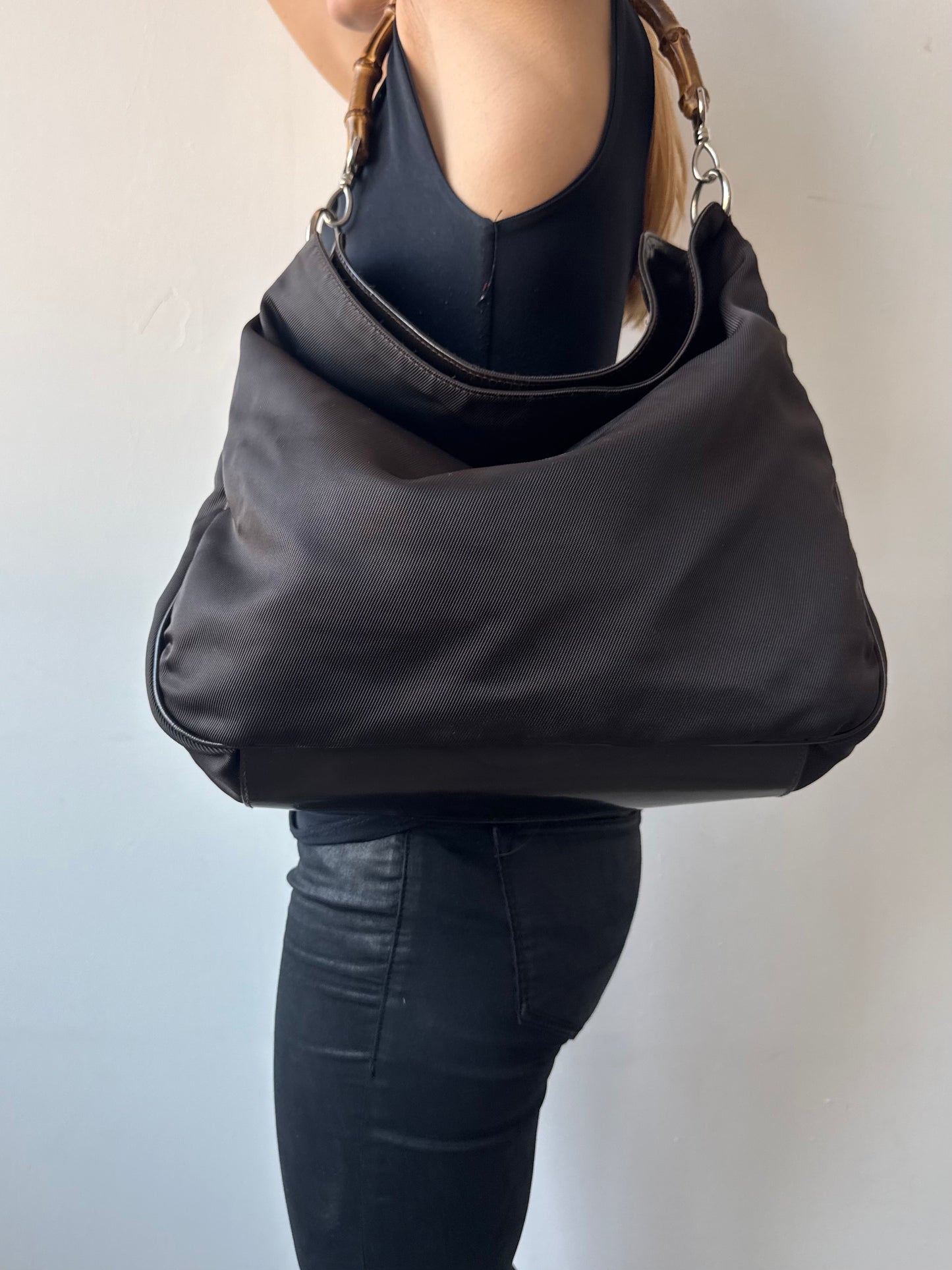 Vintage Gucci Bamboo Top Handle Bag