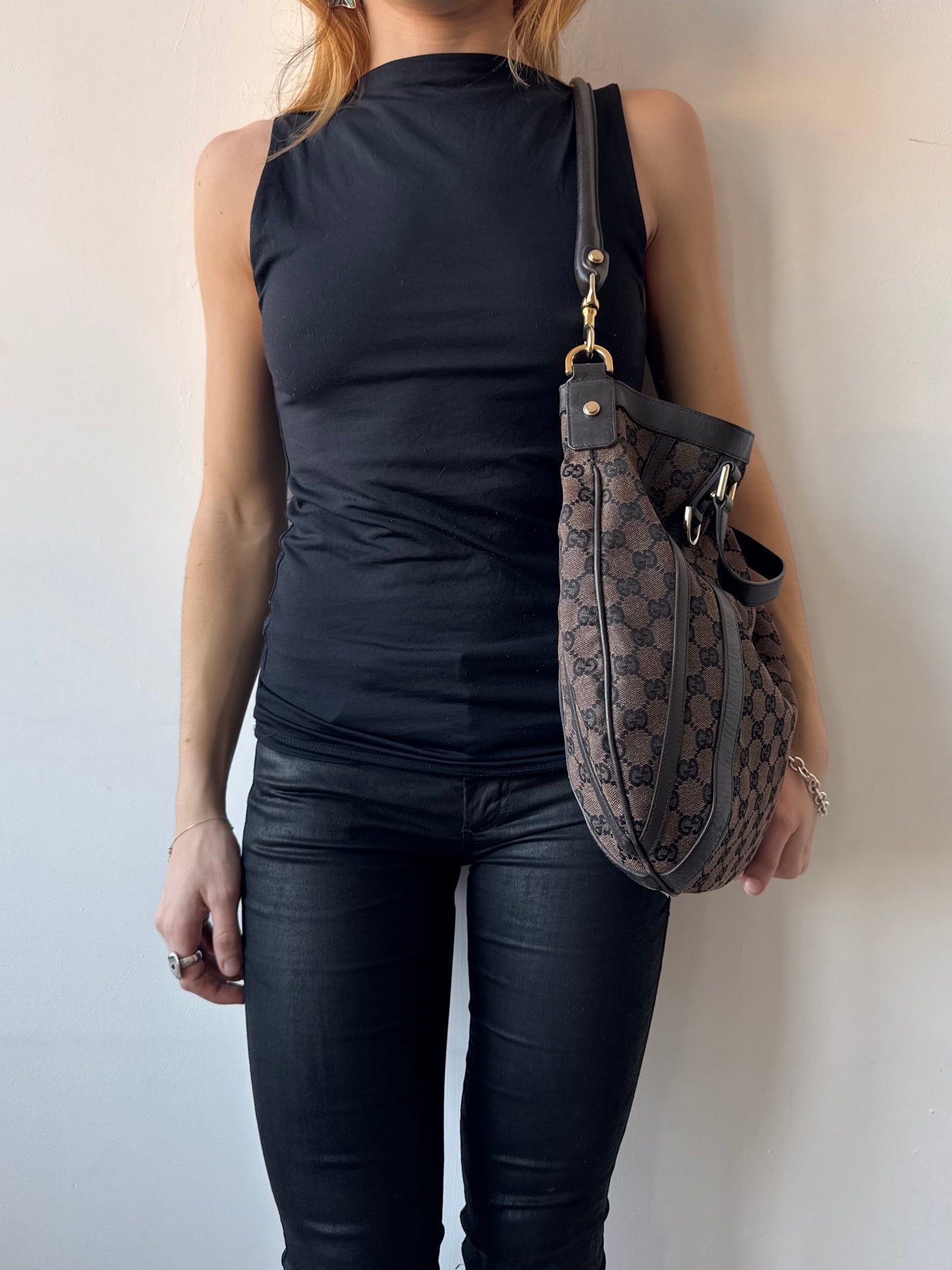 Vintage Gucci Abbey 2way Handbag