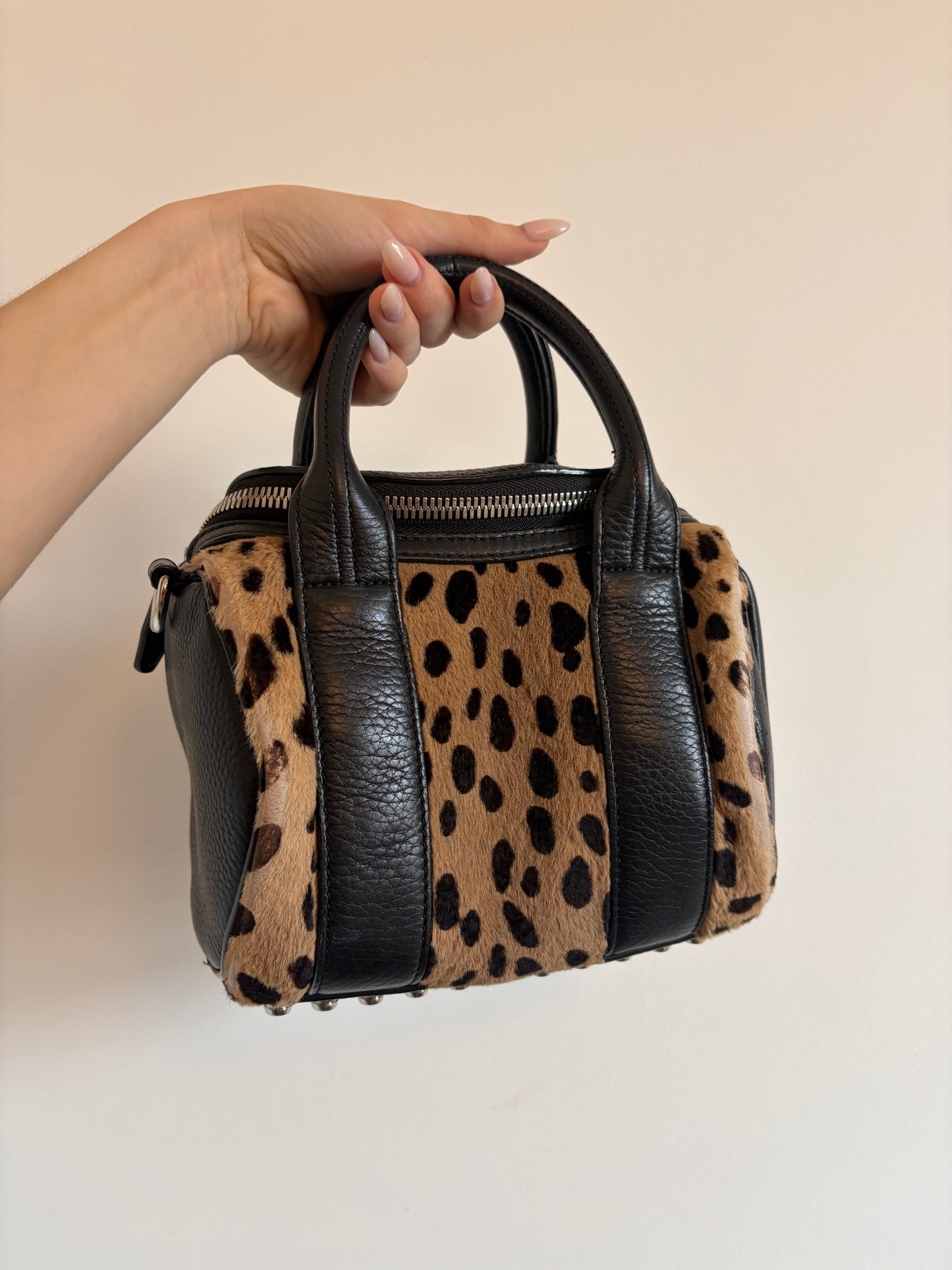 Alexander Wang Rocco / Rockie Cheetah Print Bag