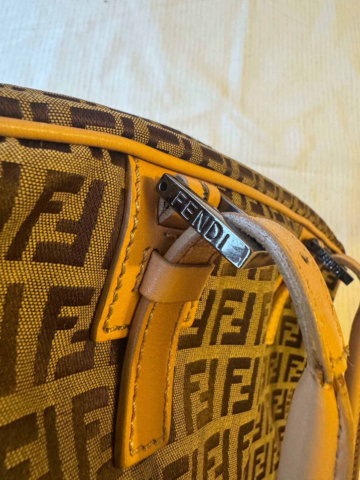 Fendi Zucca Print Bowling Bag