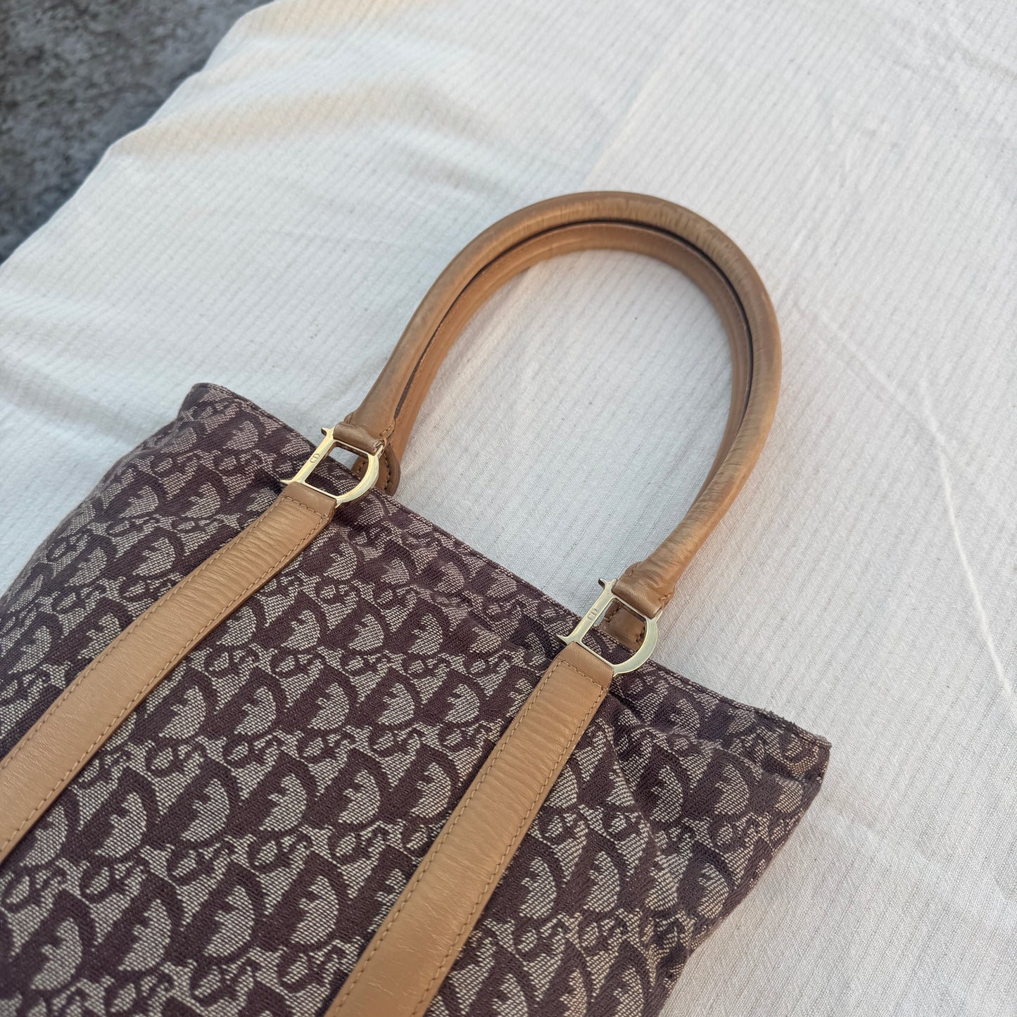 Christian Dior Oblique Monogram Tote Bag