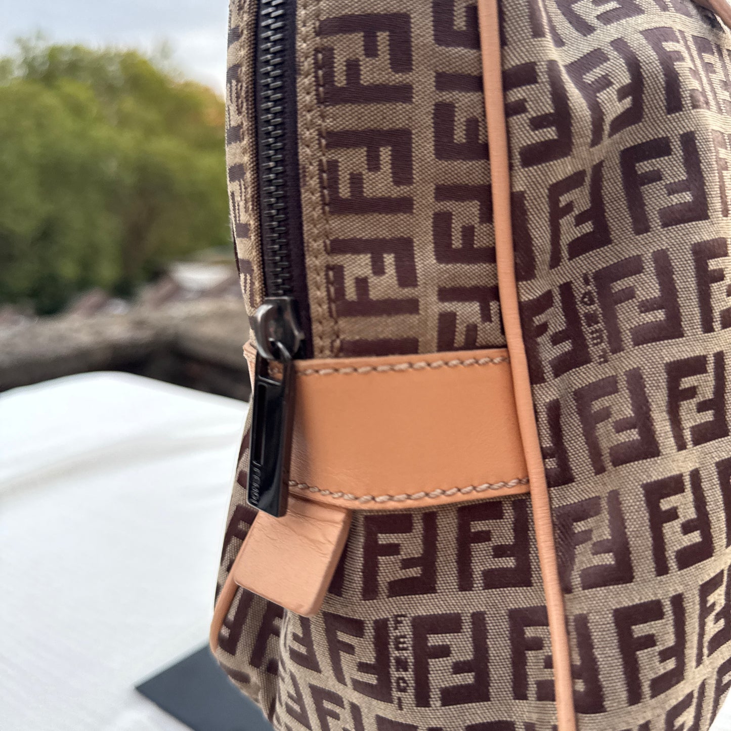 Fendi Zucca Print Bowling Bag
