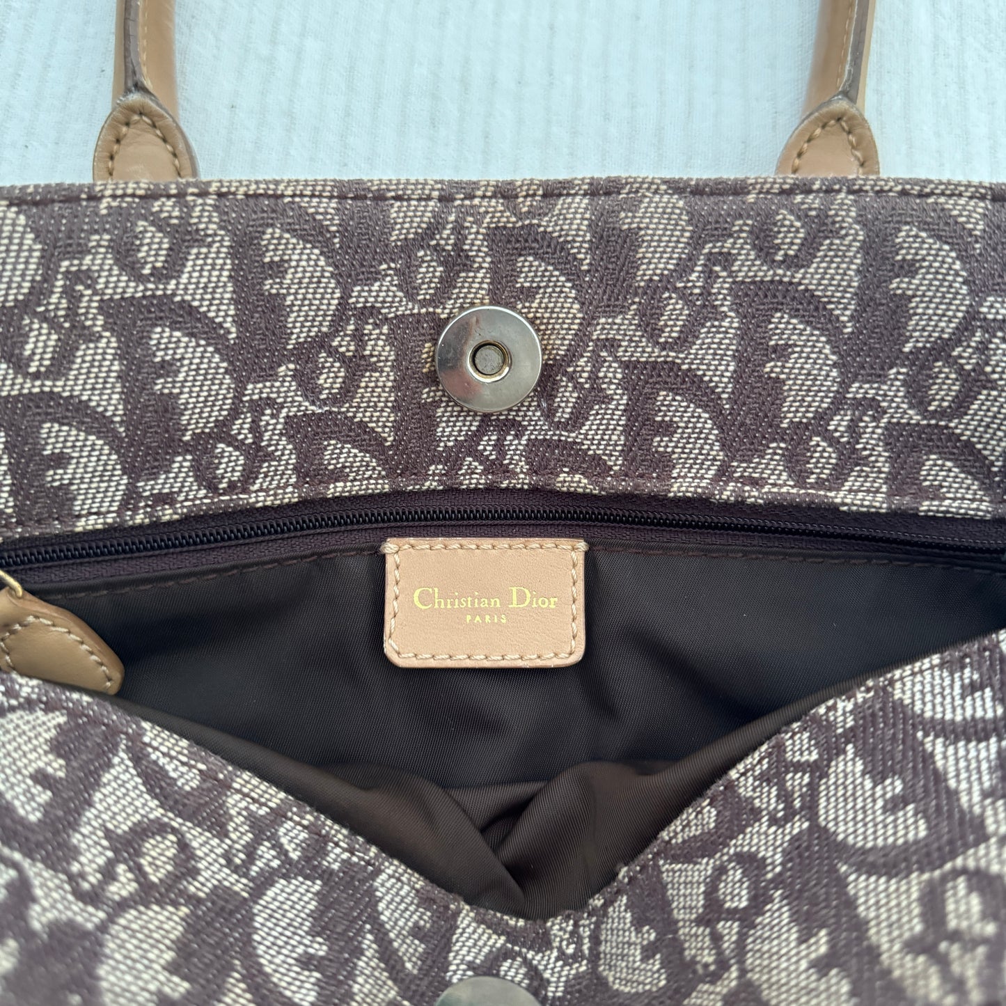 Christian Dior Oblique Monogram Tote Bag