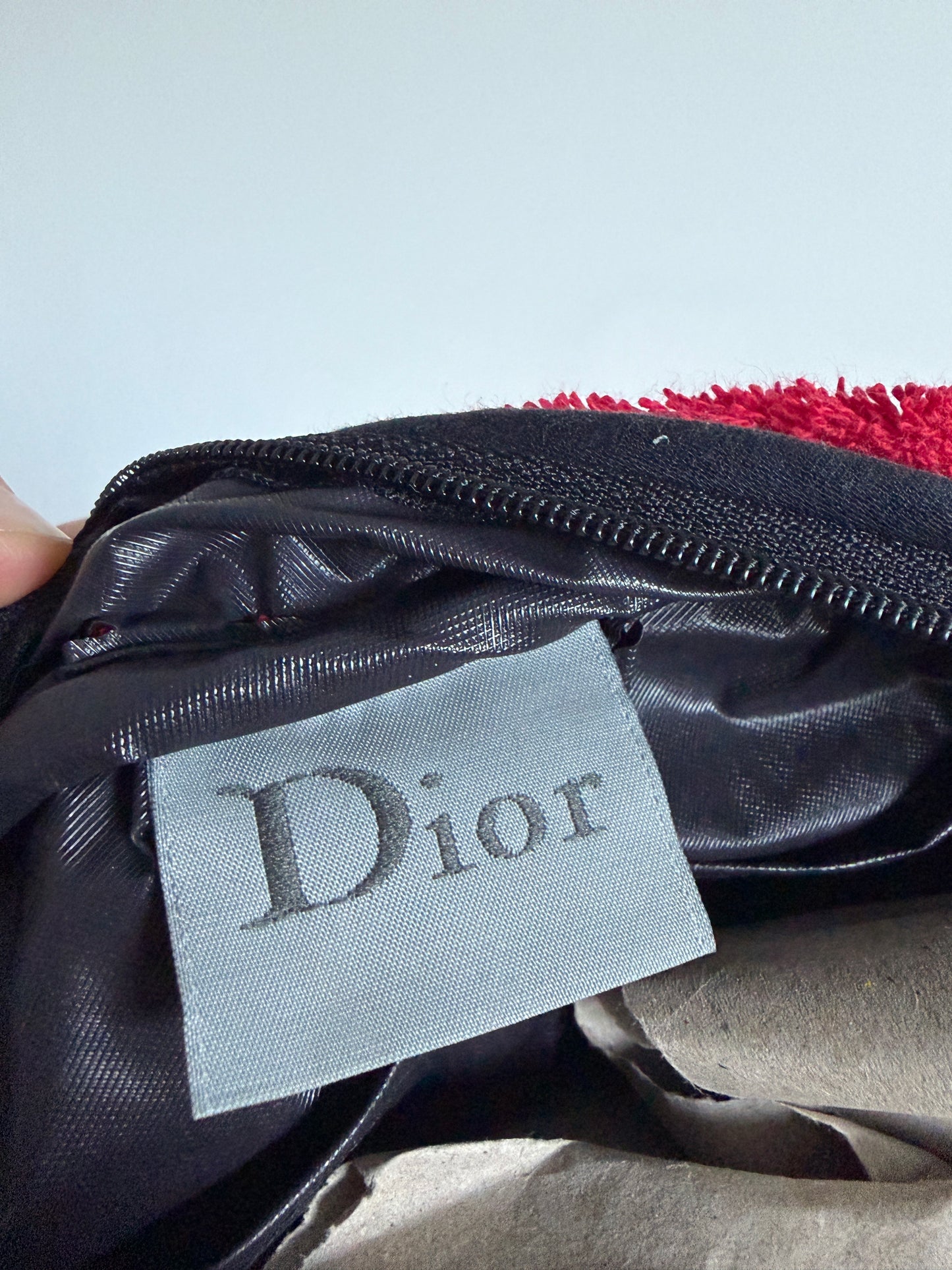 Dior ‘J’Adore Dior’ Mini Terry Cloth Bag