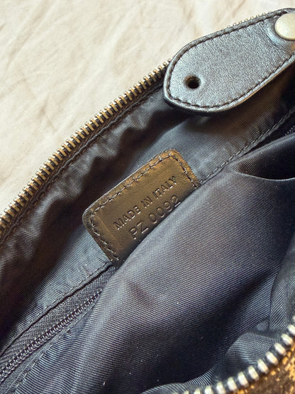 Christian Dior Trotter Monogram Mini Boston/Bowler Bag