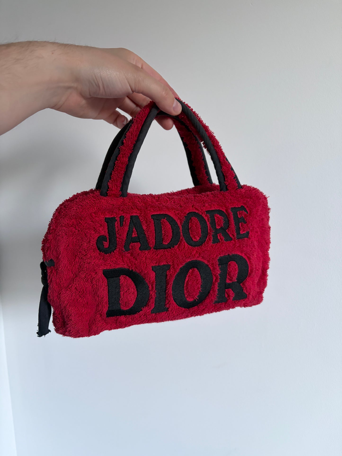 Dior ‘J’Adore Dior’ Mini Terry Cloth Bag
