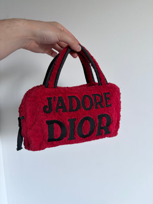 Dior ‘J’Adore Dior’ Mini Terry Cloth Bag