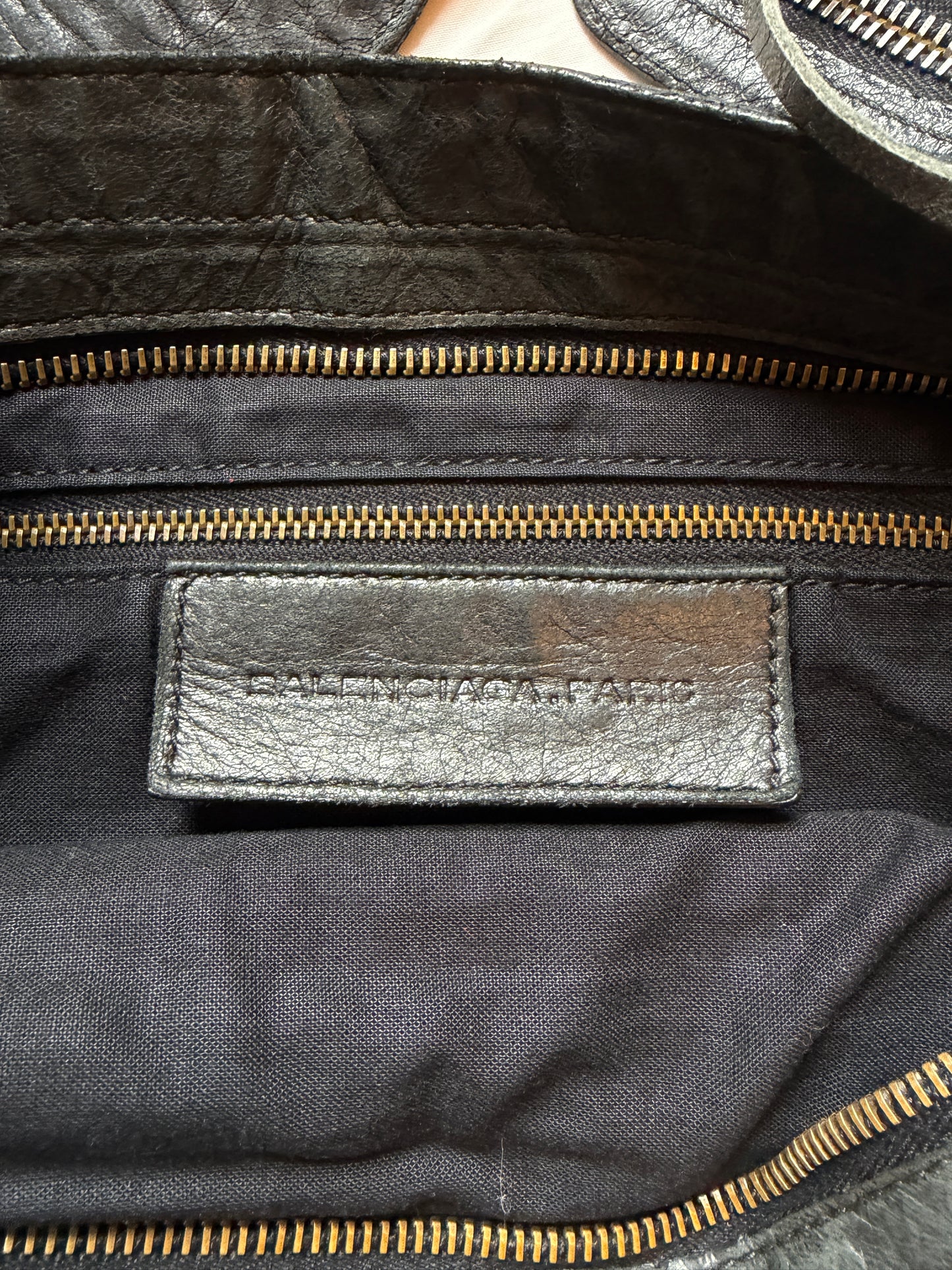 Balenciaga Moto Flat Messenger Bag