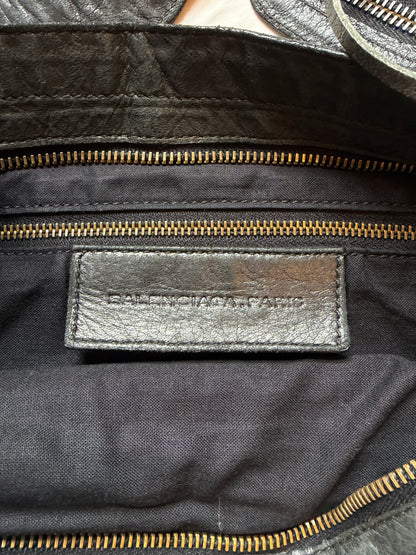Balenciaga Moto Flat Messenger Bag