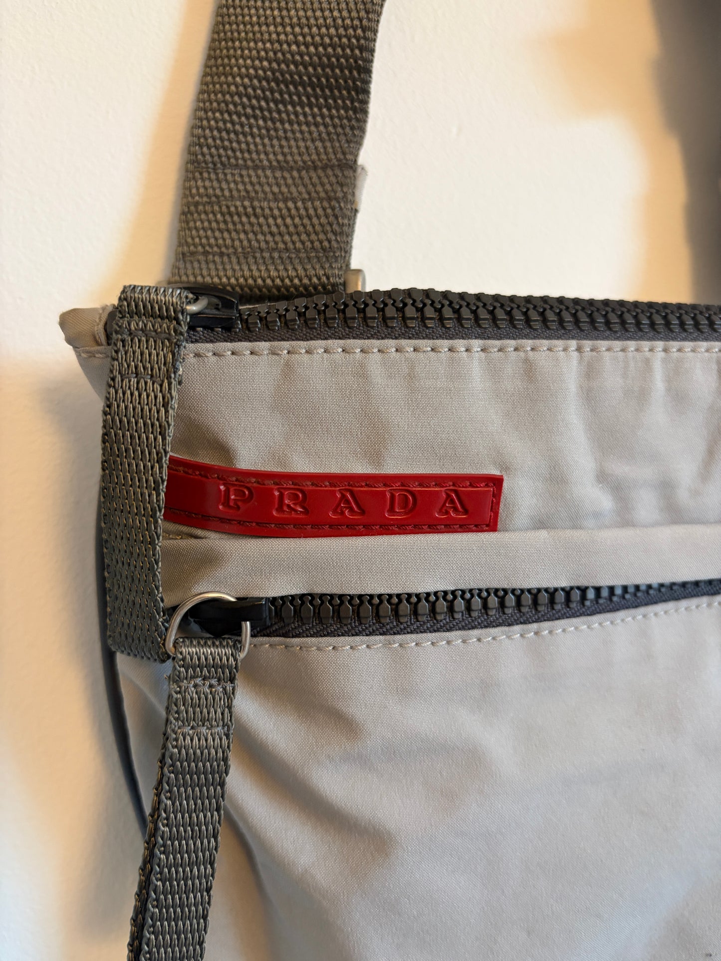 Prada Sport Linea Rossa Nylon Crossbody Bag