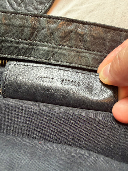 Balenciaga Moto Flat Messenger Bag