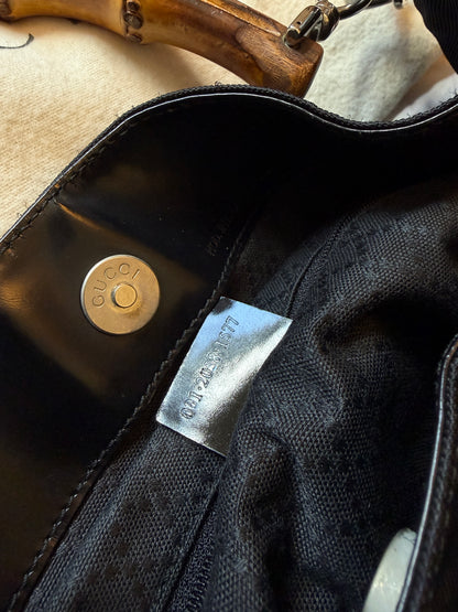 Gucci Bamboo 2-Way Hobo Bag w Dustbag