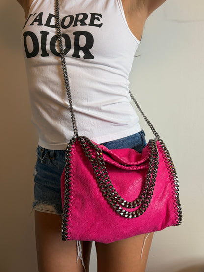 Stella McCartney Falabella Mini 3-Chain Fold-Over