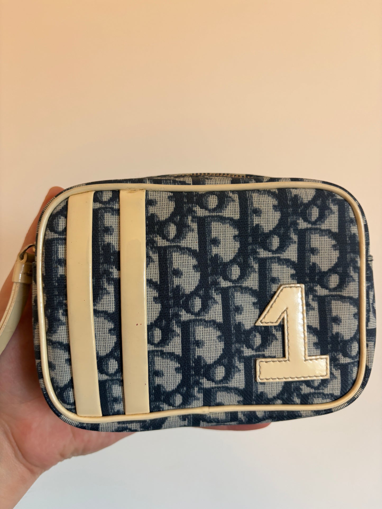 Christian Dior Trotter Canvas '1' Wristlet