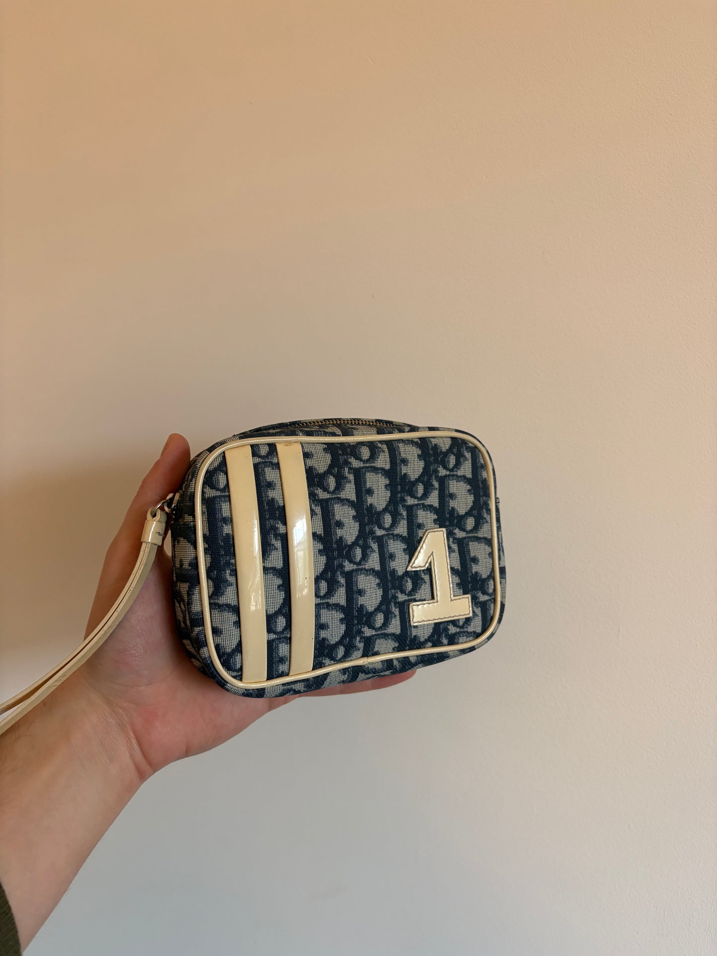 Christian Dior Trotter Canvas '1' Wristlet