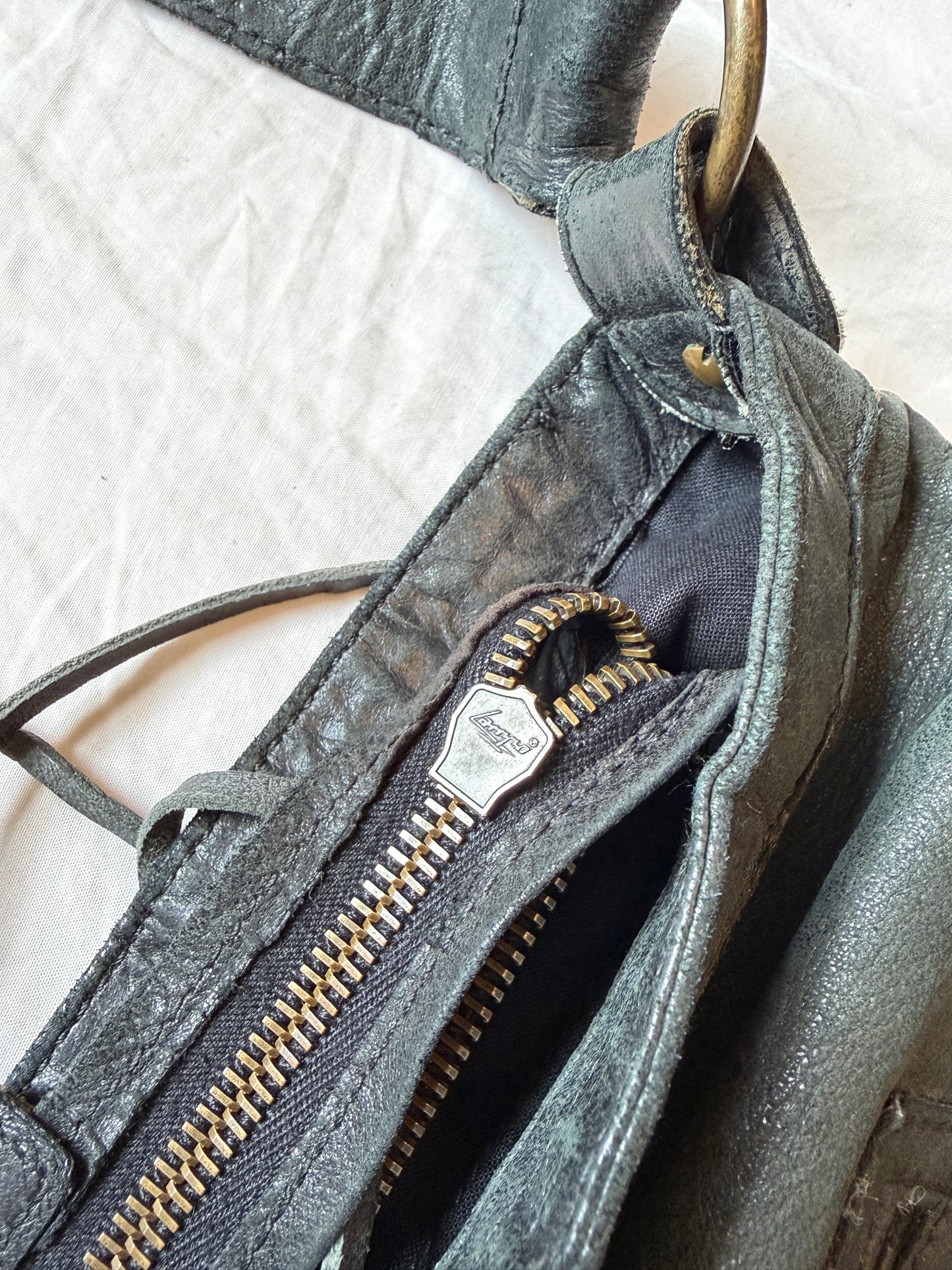 Balenciaga Moto Flat Messenger Bag