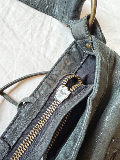 Balenciaga Moto Flat Messenger Bag