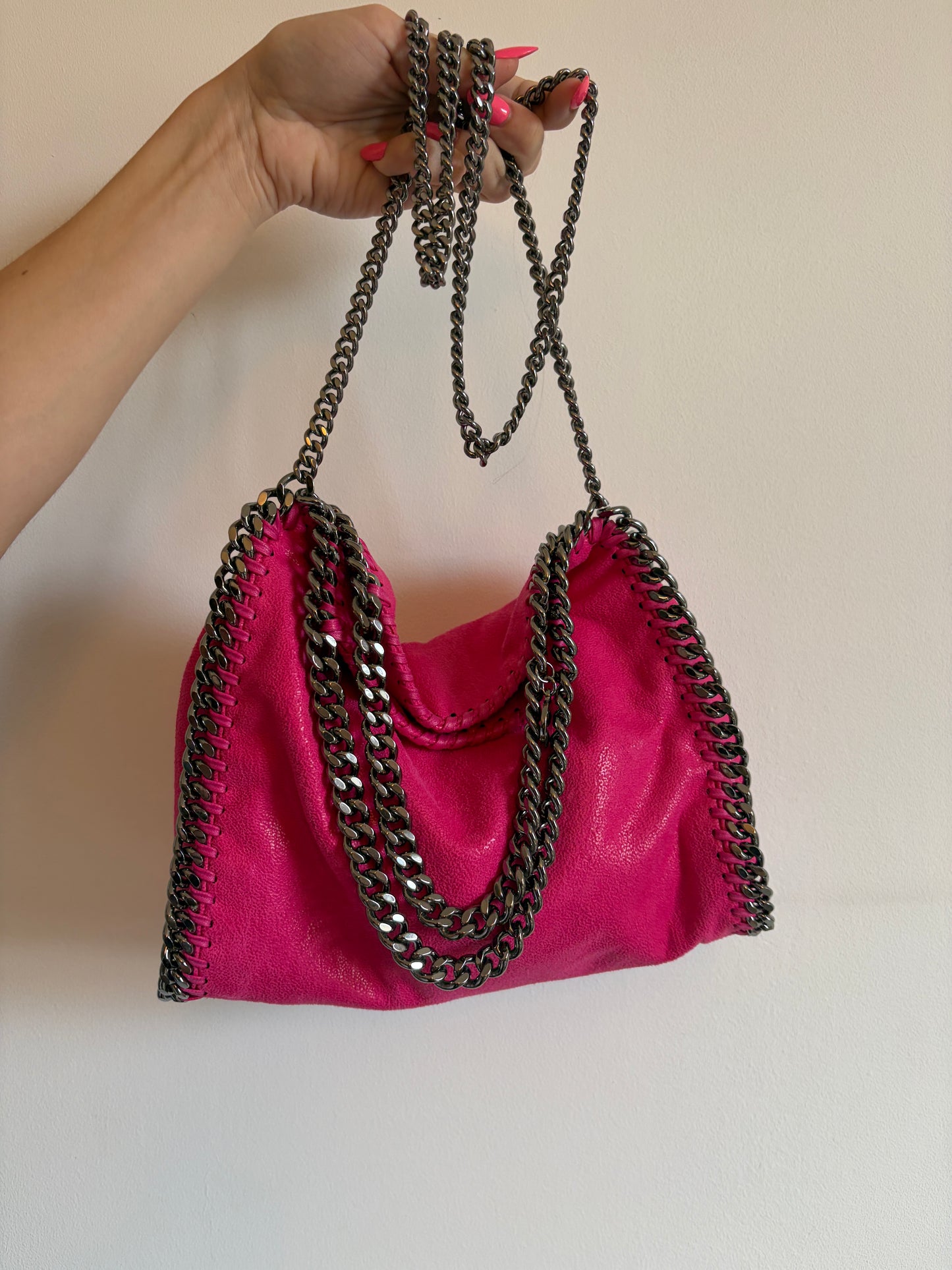 Stella McCartney Falabella Mini 3-Chain Fold-Over