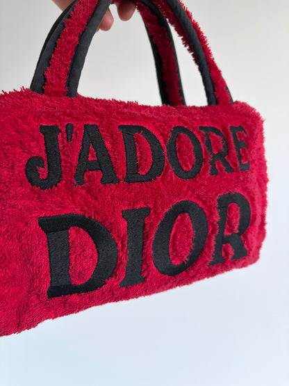 Dior ‘J’Adore Dior’ Mini Terry Cloth Bag