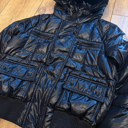 Moncler Georgia Black Down Jacket (Size 0)