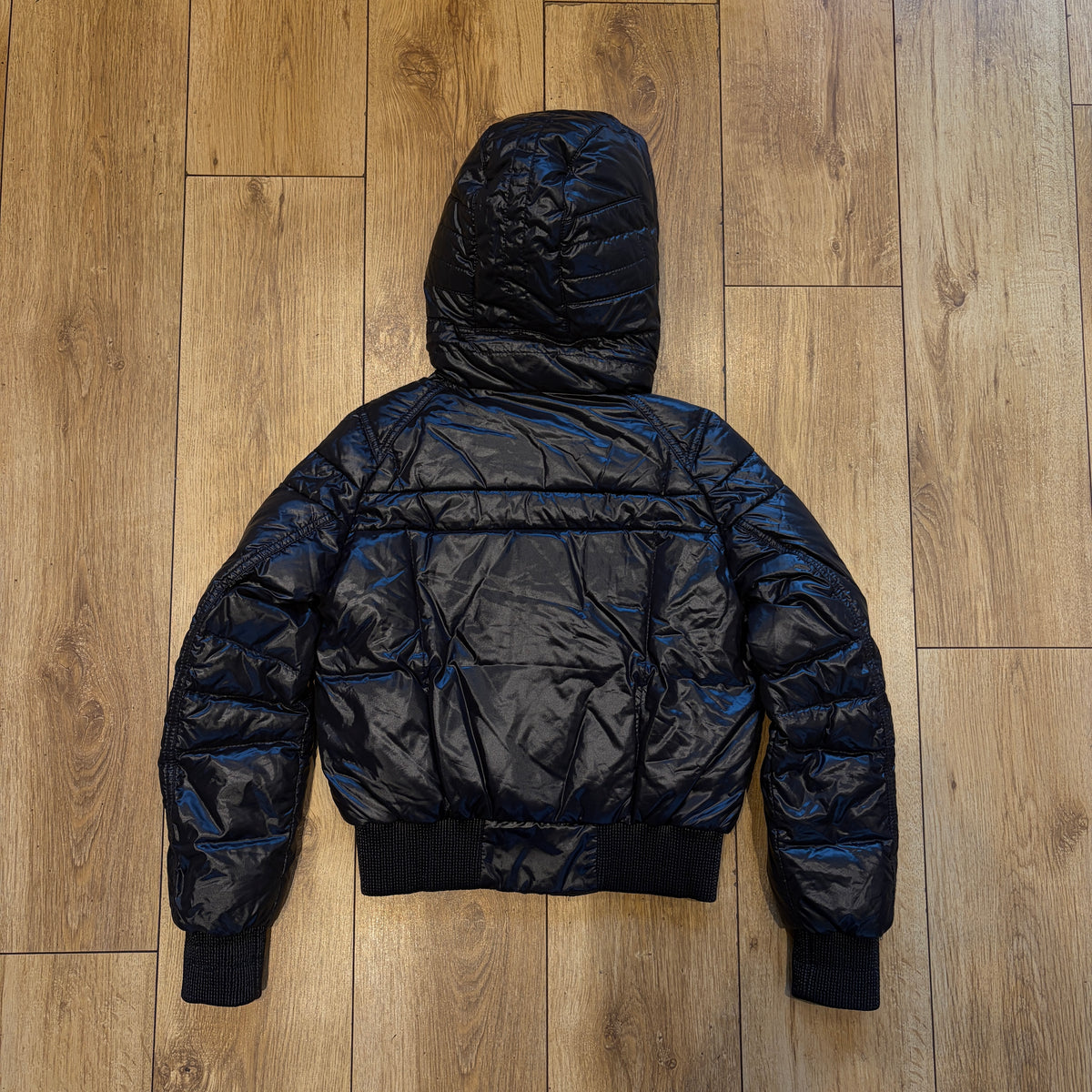 Moncler Georgia Black Down Jacket (Size 0)