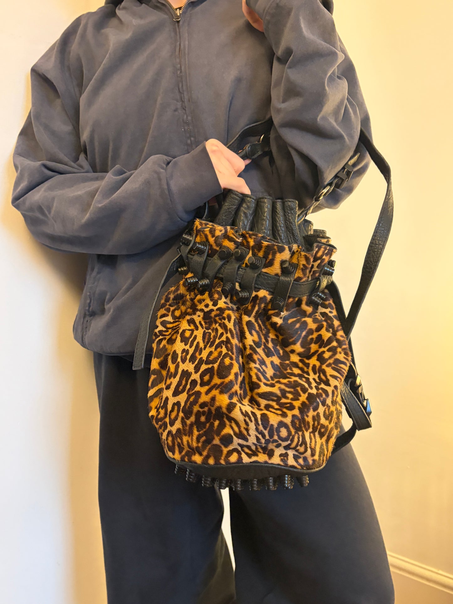 Alexander Wang Diego Leopard Bag