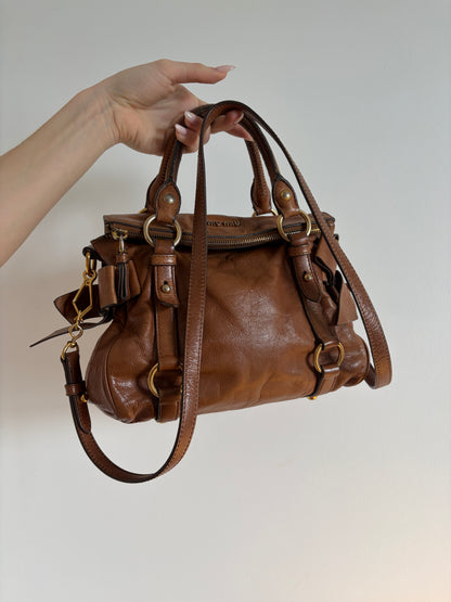 Miu Miu Vitello Lux Bow Bag