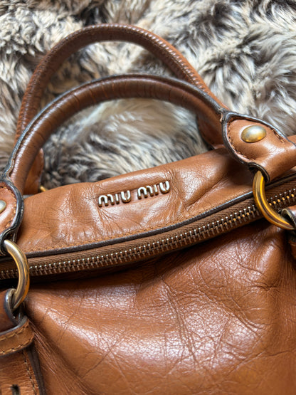 Miu Miu Vitello Lux Bow Bag