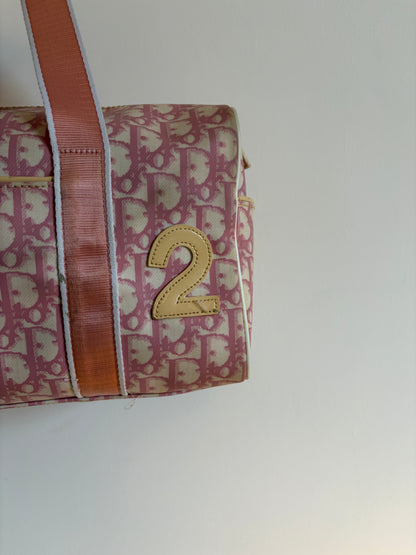 Christian Dior Trotter Canvas Mini Boston Bag