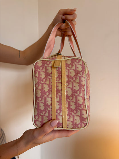 Christian Dior Trotter Canvas Mini Boston Bag