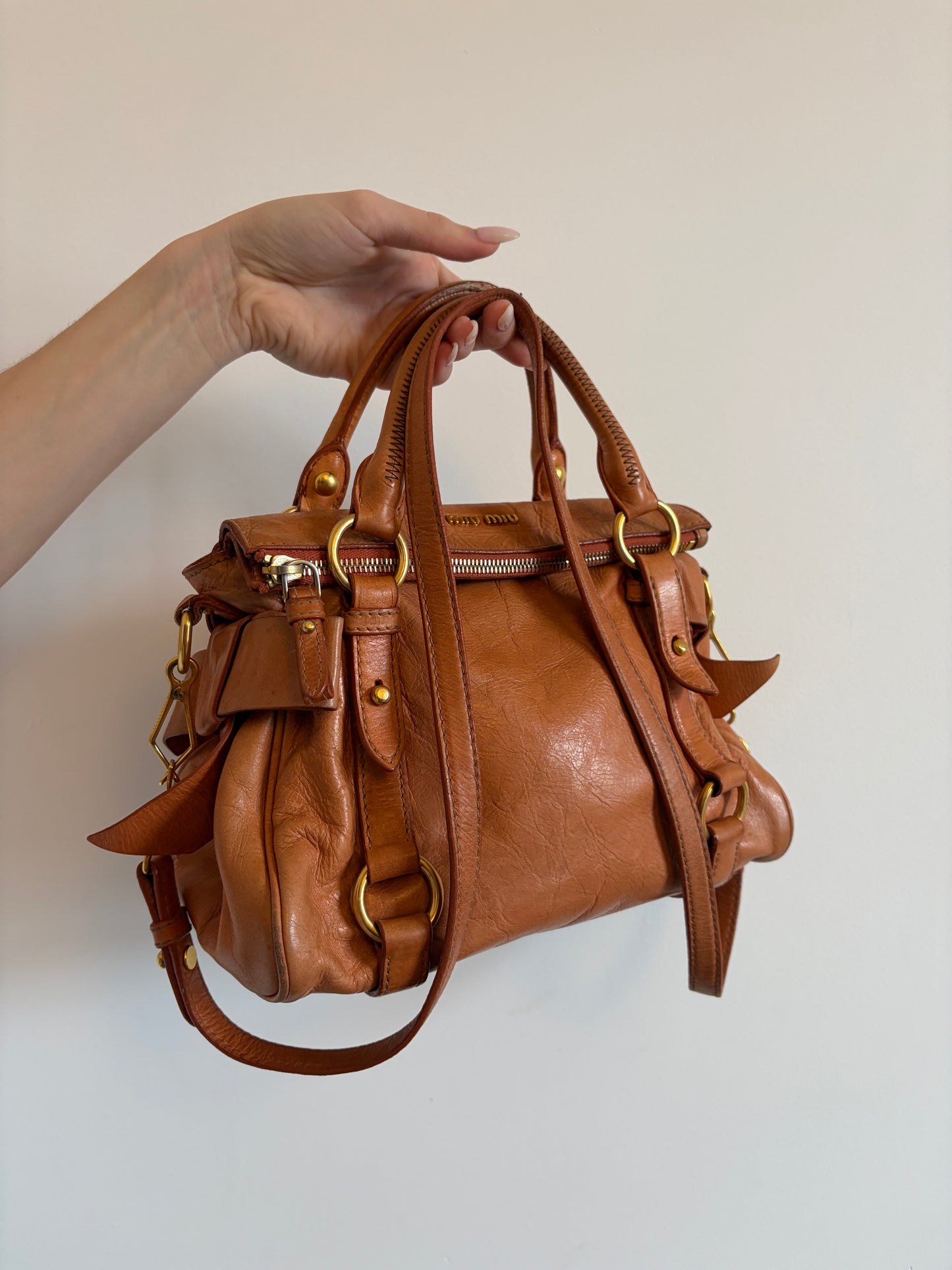 Miu Miu Vitello Bow Bag