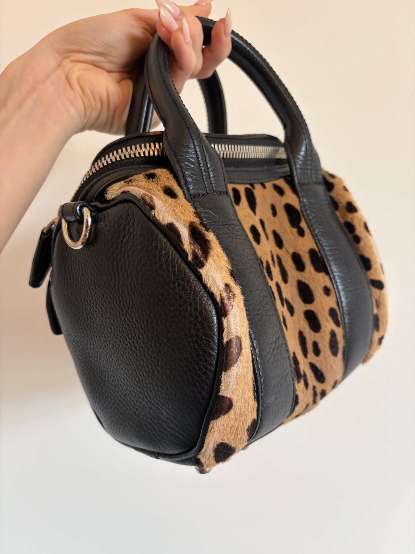 Alexander Wang Rocco / Rockie Cheetah Print Bag