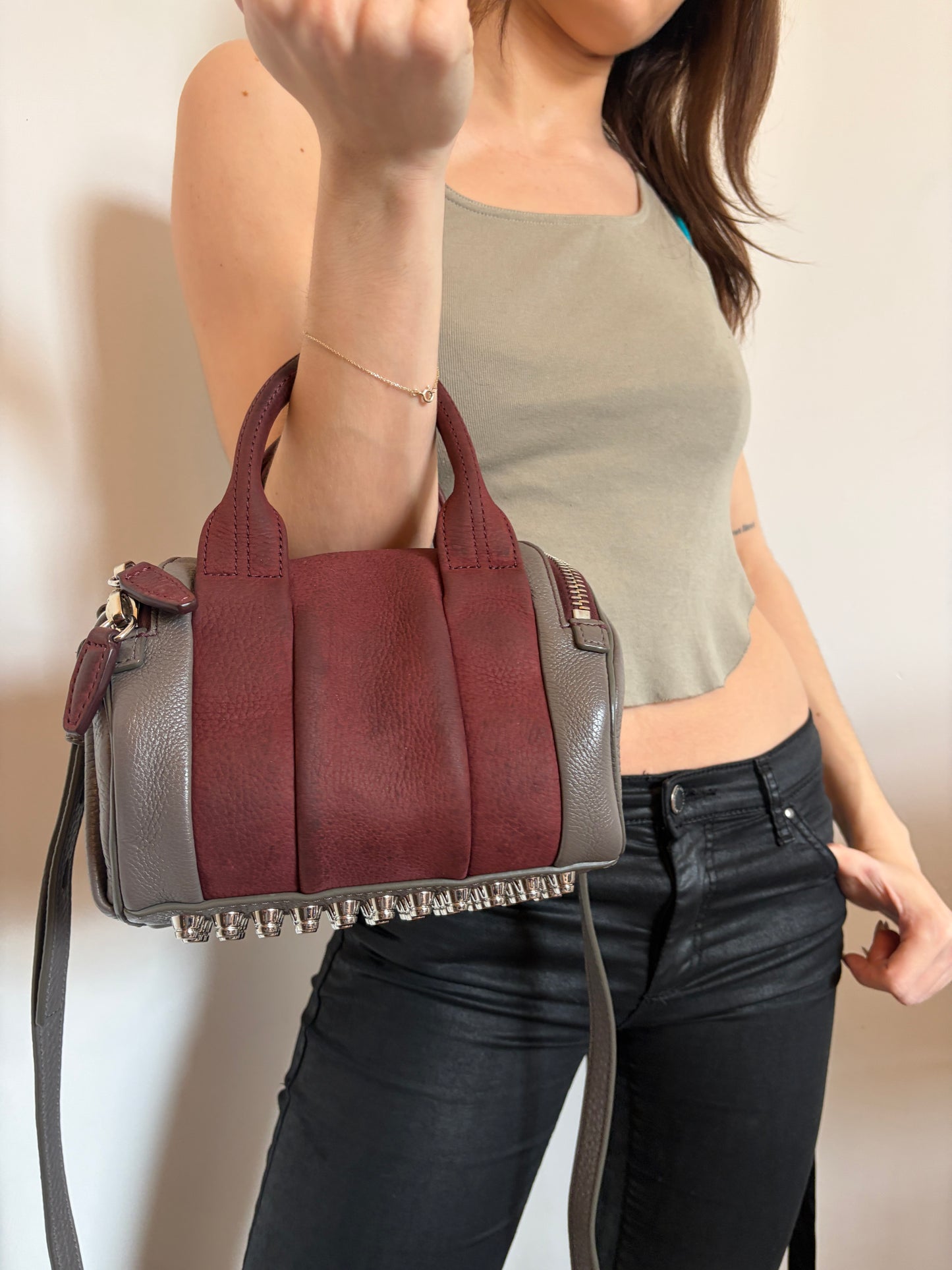 Alexander Wang Rocco / Rockie Suede Bag
