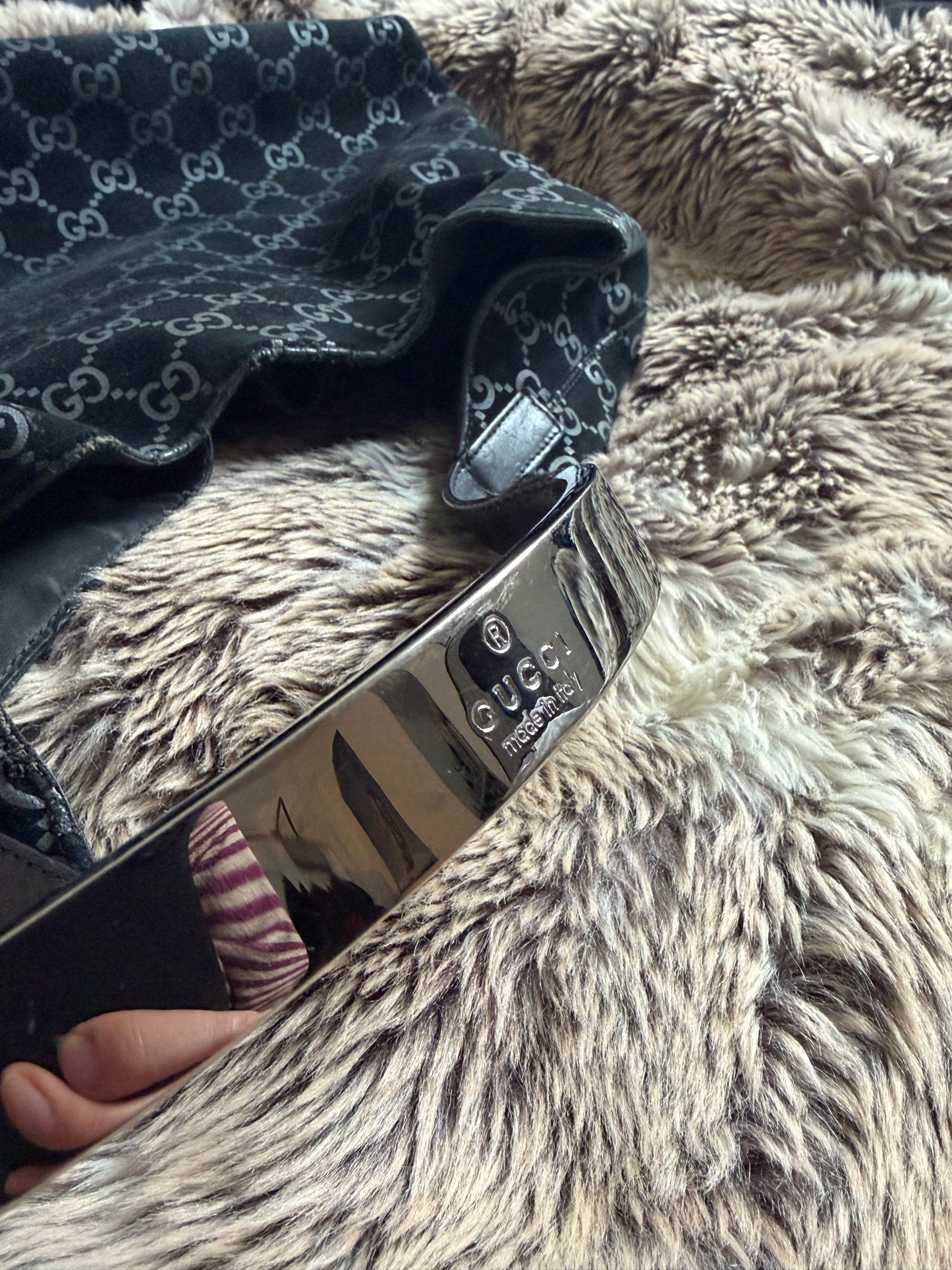 Gucci (Tom Ford Era) Suede Shoulder Bag