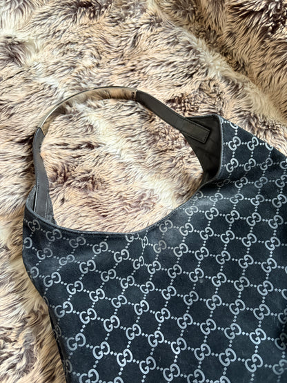 Gucci (Tom Ford Era) Suede Shoulder Bag