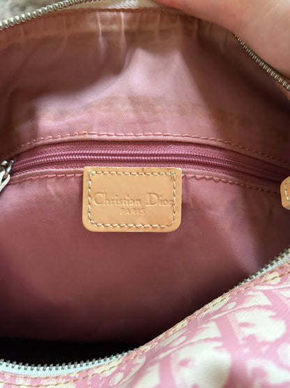 Christian Dior Trotter Canvas Mini Boston Bag