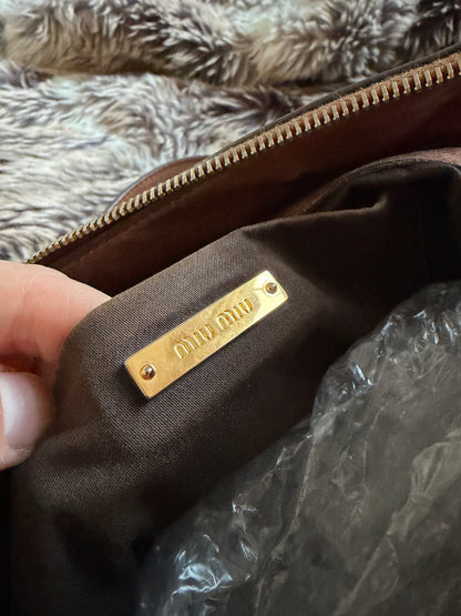 Miu Miu Vitello Lux Bow Bag