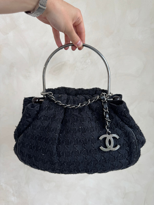 2005 Chanel Tweed Knitting Bag