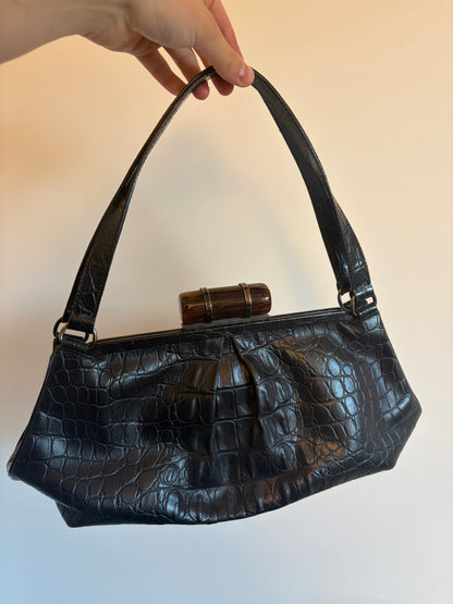 Archive Miu Miu 'Crocodile' Frame Bag