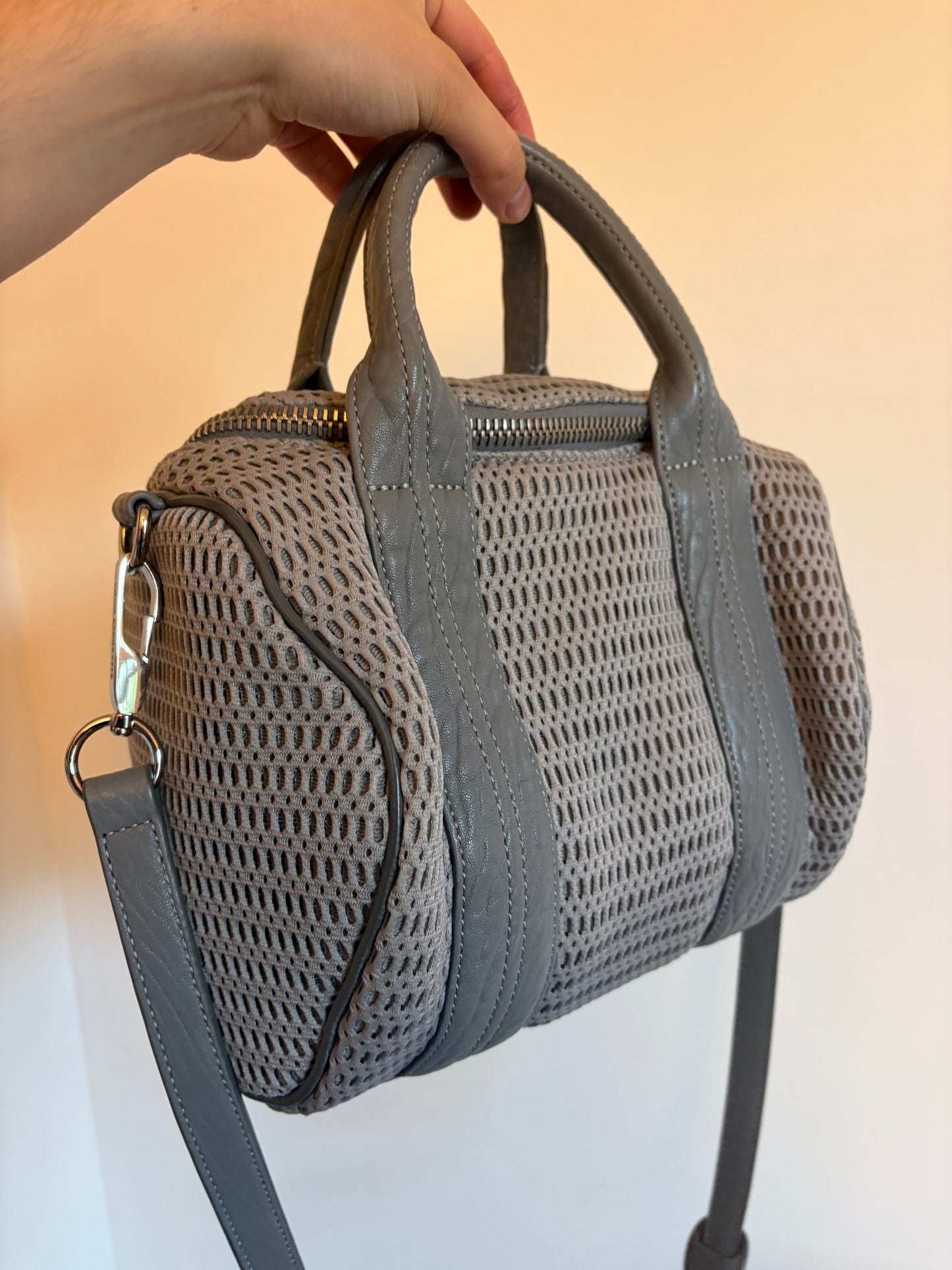 Alexander Wang Rocco Mesh Studded Bag
