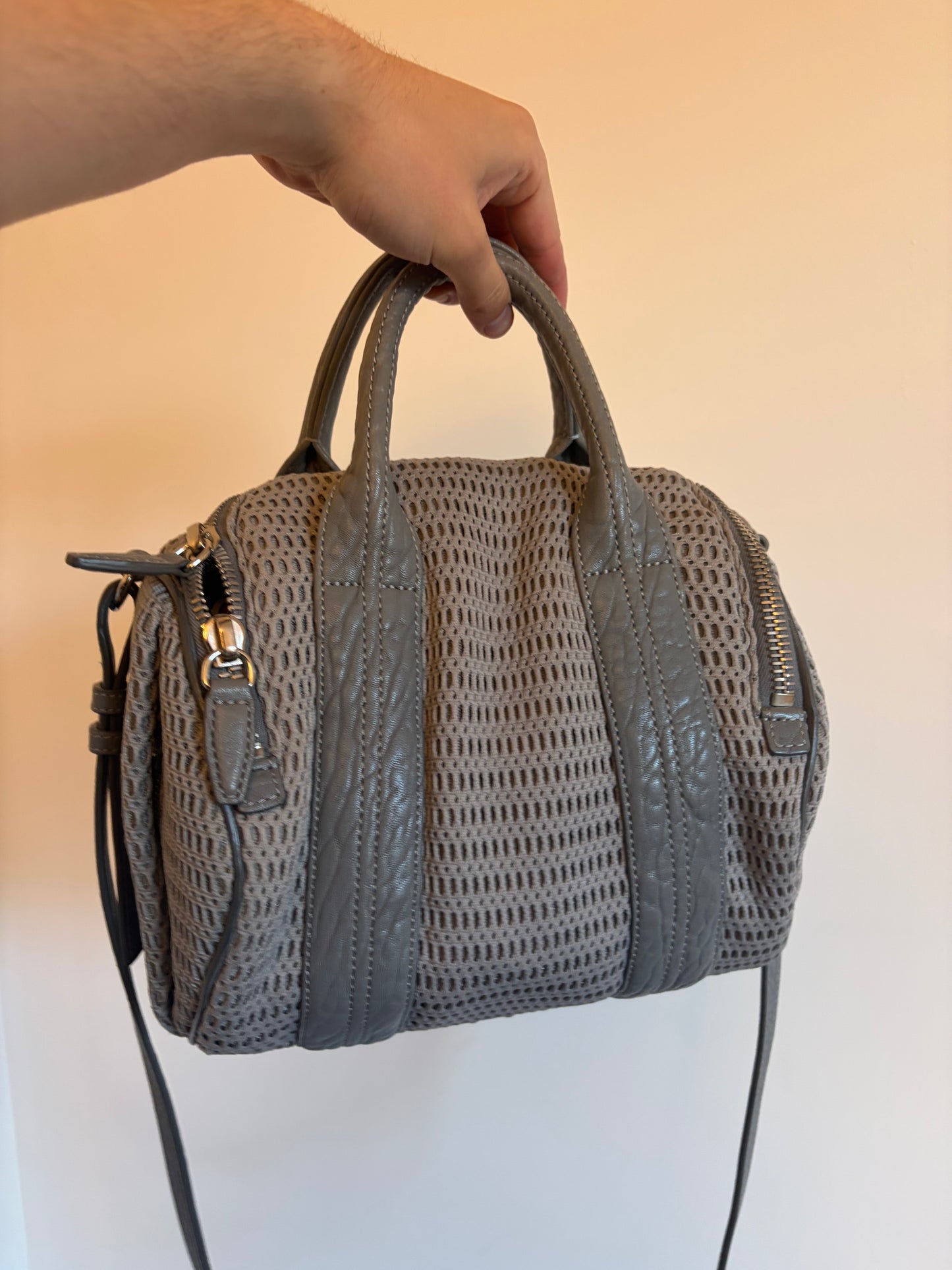 Alexander Wang Rocco Mesh Studded Bag