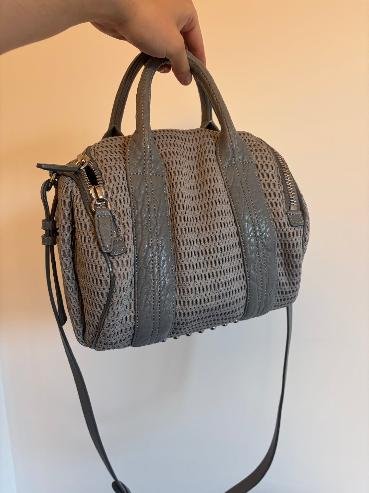 Alexander Wang Rocco Mesh Studded Bag