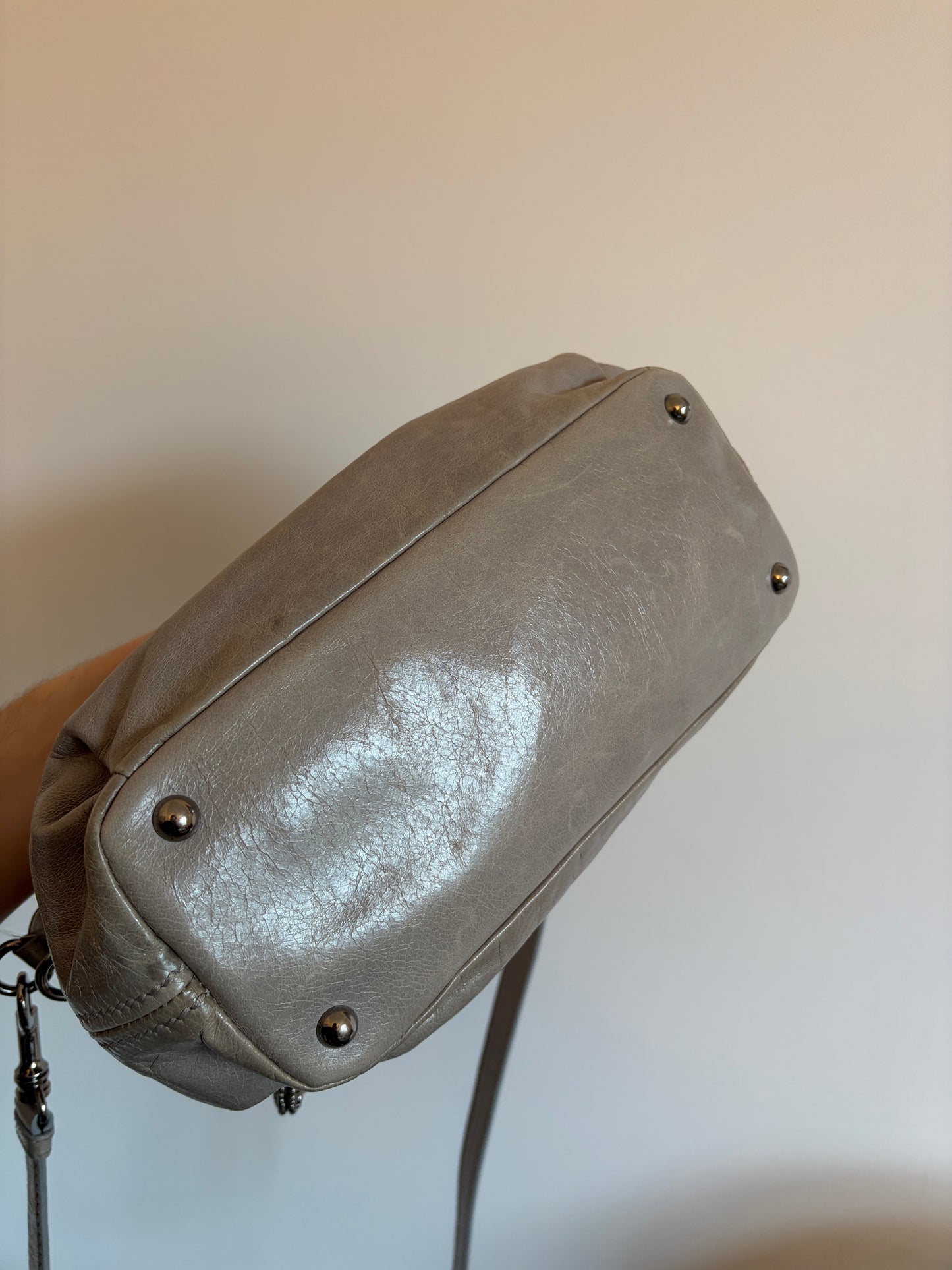 Rare Miu Miu Vitello Heart Charm Bag