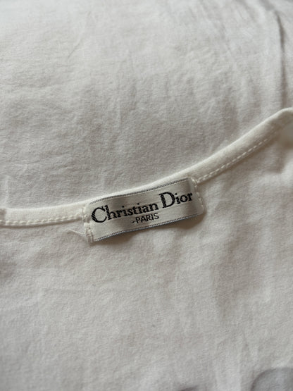 SS2002 Christian Dior "J'ADORE DIOR" / "WORLD CHAMPION 1947" Ribbed Tank Top