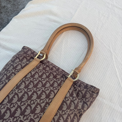 Christian Dior Oblique Monogram Tote Bag