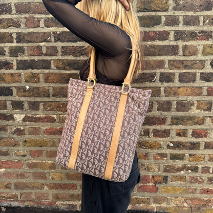 Christian Dior Oblique Monogram Tote Bag