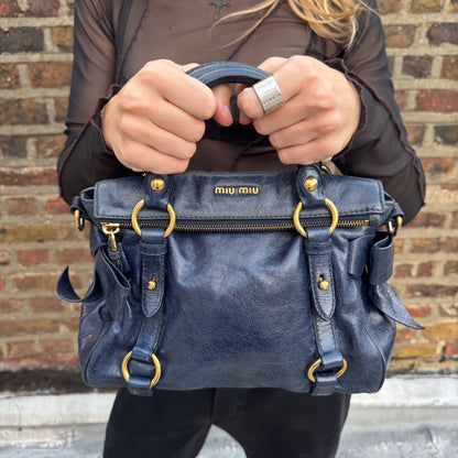 Miu Miu Vitello Lux Bow Bag