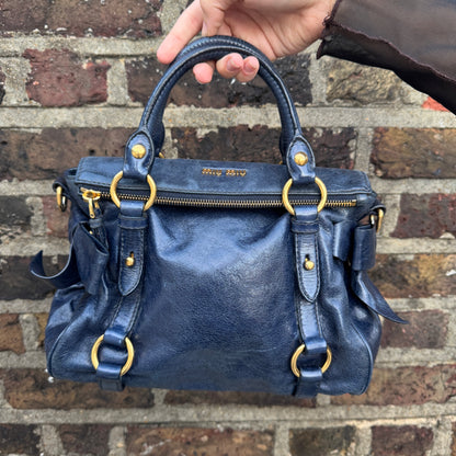 Miu Miu Vitello Lux Bow Bag