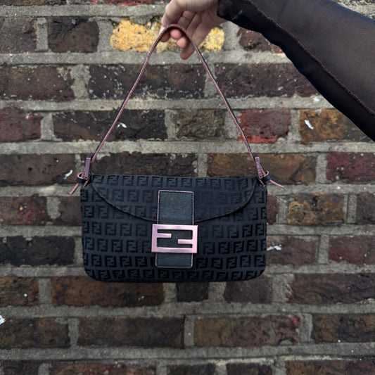 Fendi Zucchino Baguette Bag